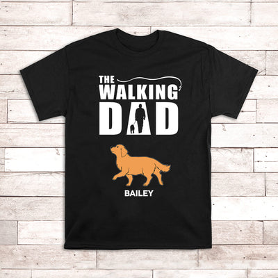 The Walking Dad - Personalized Custom Unisex T-shirt