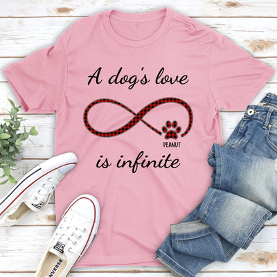 Infinite Love Pattern - Personalized Custom Premium T-shirt