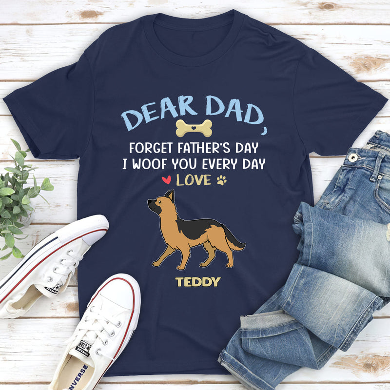 We Woof You, Dad - Personalized Custom Unisex T-shirt