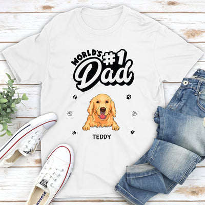 World's Dad - Personalized Custom Unisex T-shirt