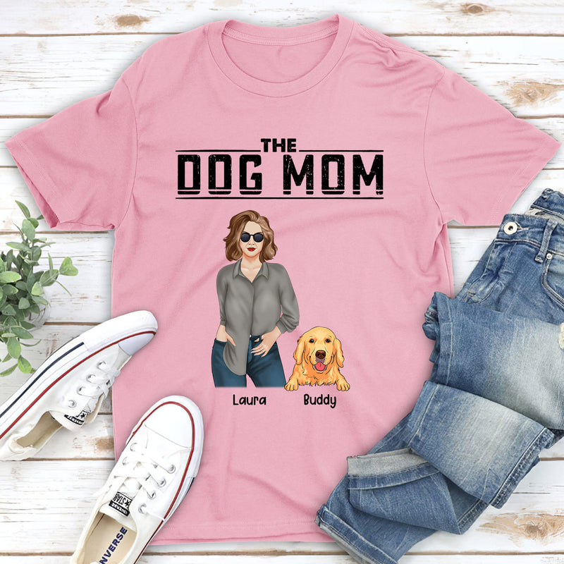 The Dog Mom - Personalized Custom Unisex T-shirt