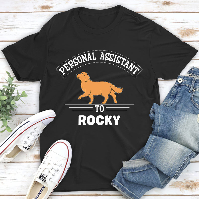 Personal Assistant Walking - Personalized Custom Unisex T-shirt