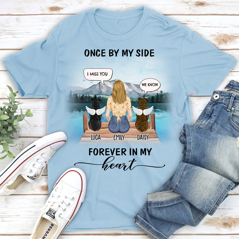 Once By My Side Speech River - Personalized Custom Unisex T-shirt