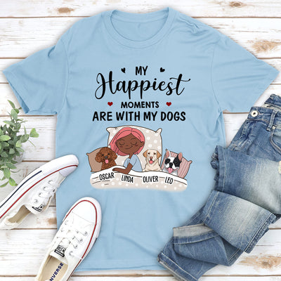 Happiest Moments - Personalized Custom Unisex T-shirt