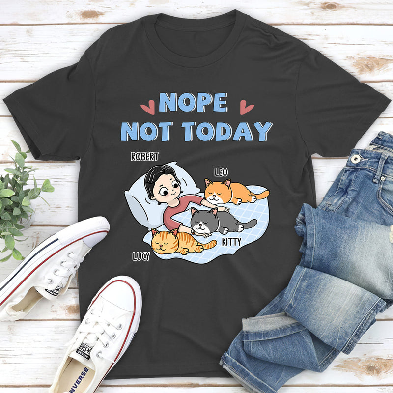 Nope Not Today Chibi - Personalized Custom Unisex T-shirt