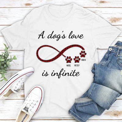 Infinite Love Pattern - Personalized Custom Premium T-shirt