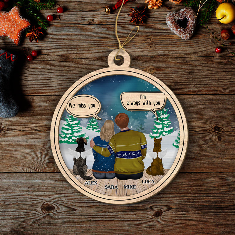 Dog Speech - Personalized Custom 2-layered Wood Ornament