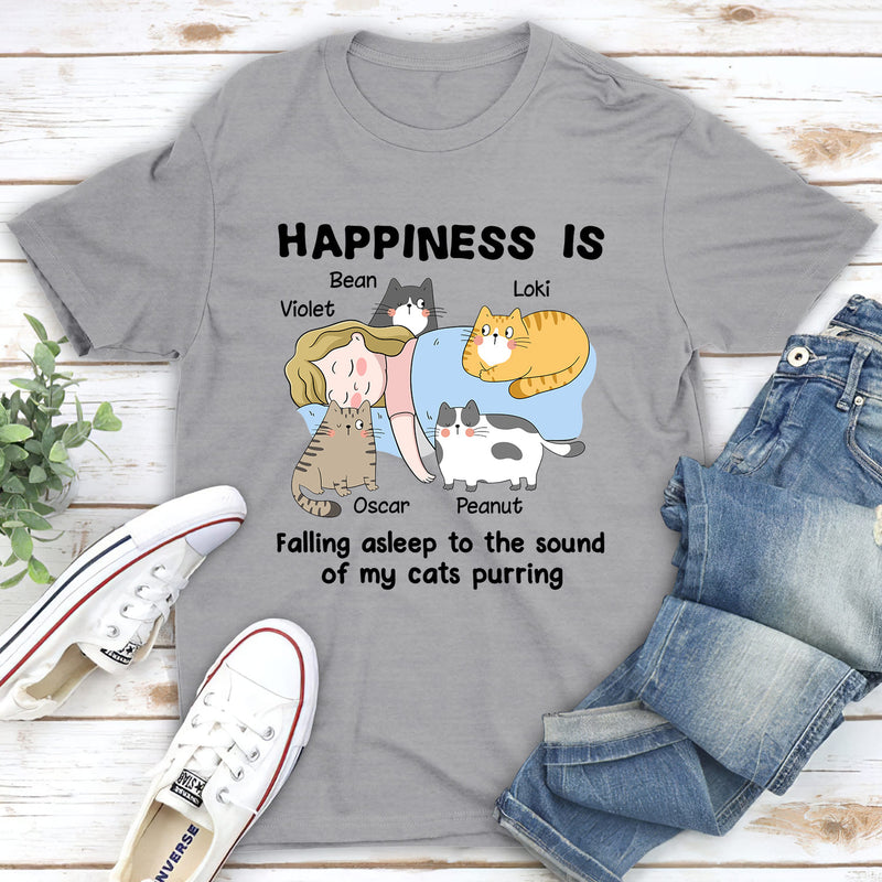 My Cats Sleep - Personalized Custom Unisex T-shirt