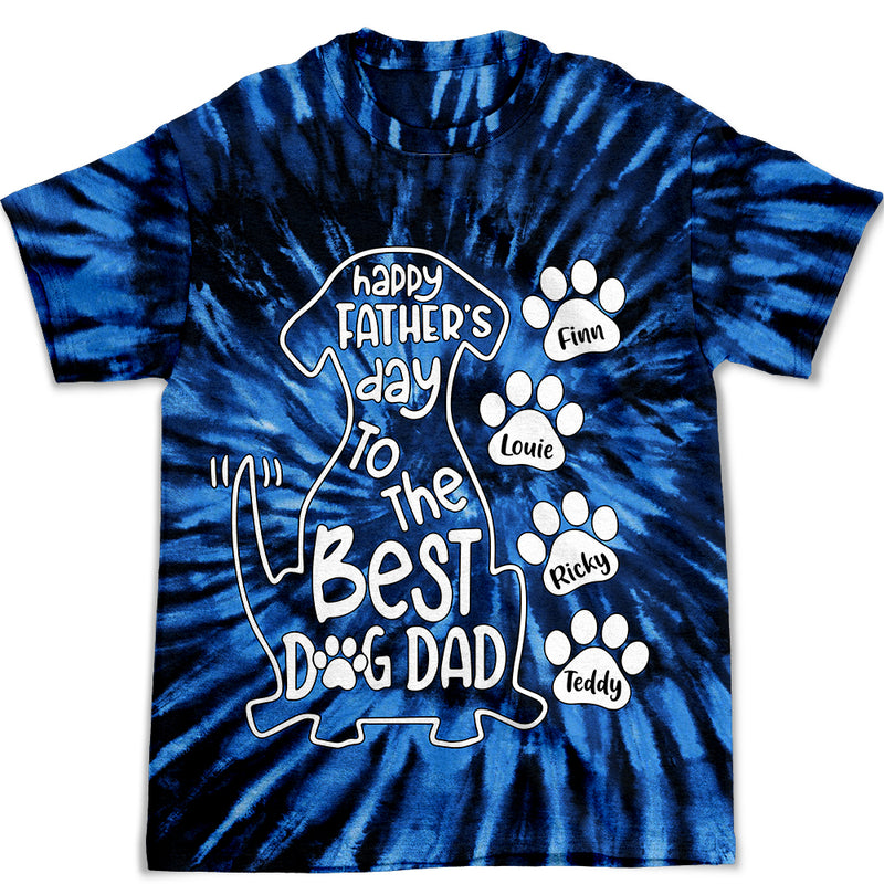 Best Dog Dad - Personalized Custom All-over-print T-shirt