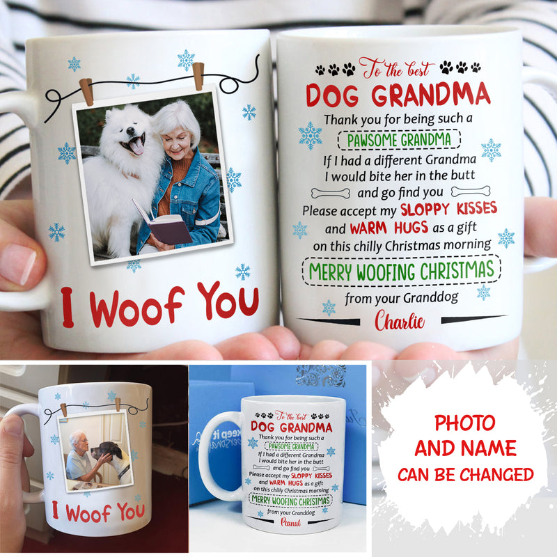 Dog Grandma - Personalized Custom Coffee Mug