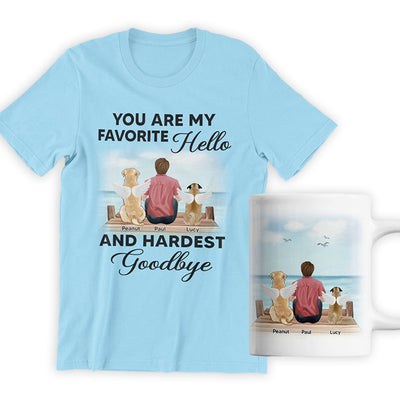 My Favorite Hello Memorial - Matching T-shirt & Mug Set