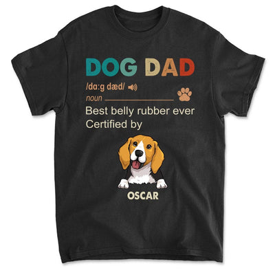 Dog Dad - Personalized Custom Unisex T-shirt