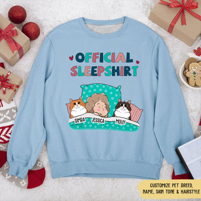 Pet Official Sleepshirt - Personalized Custom Sweatshirt