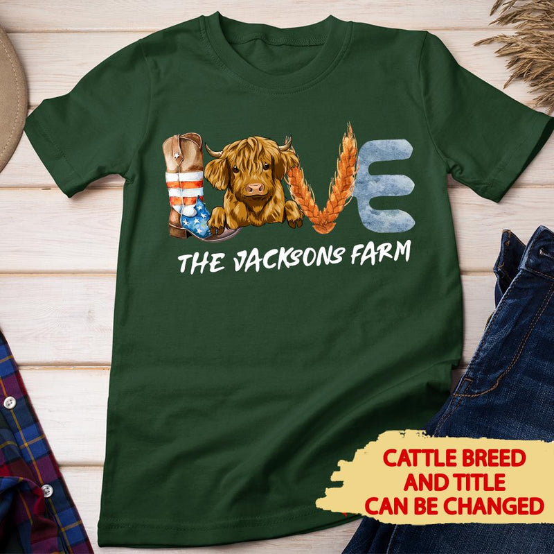 Love Farm - Personalized Custom Premium T-shirt