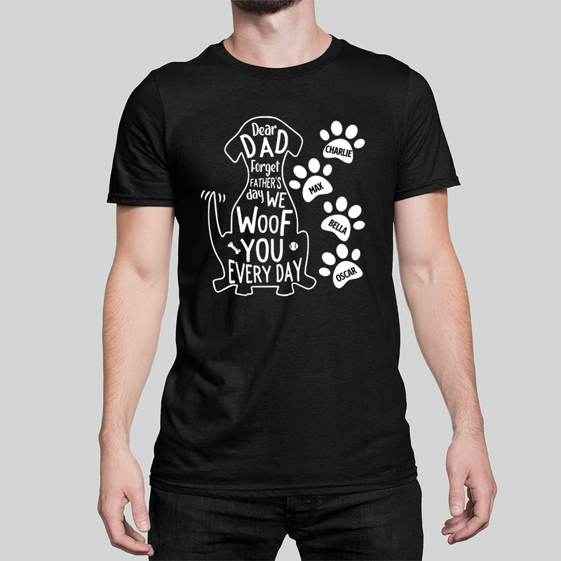 I Woof You Dad - Personalized Custom Unisex T-shirt