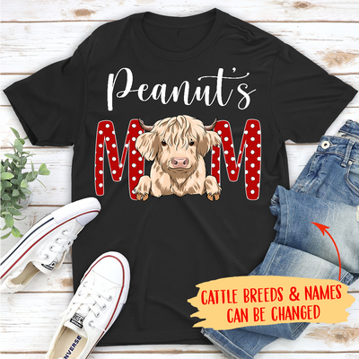 Moo Mom/Dad- Personalized Custom Unisex T-shirt