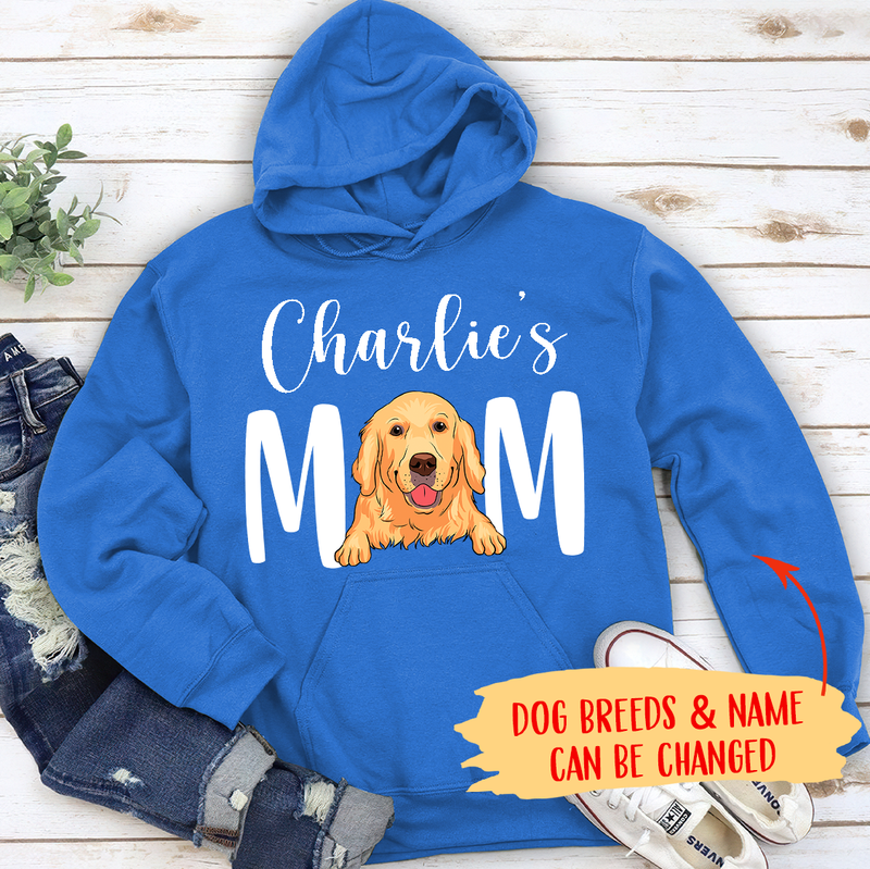 Dog Mom/Dad - Personalized Custom Unisex Hoodie (white text)