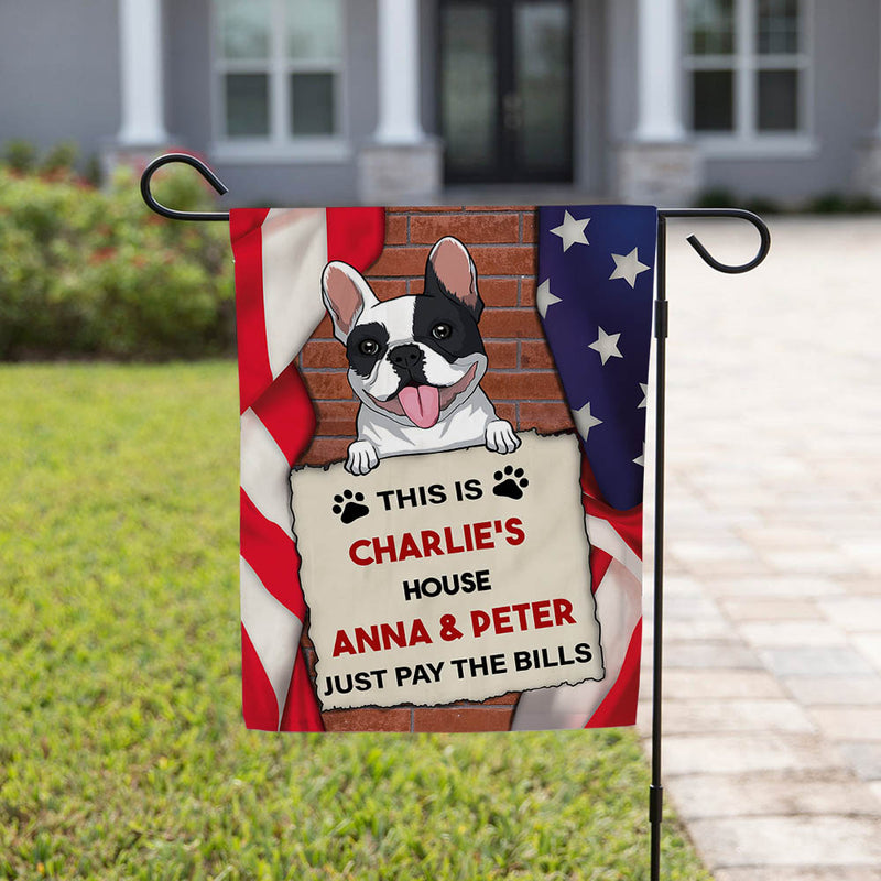 This Is Dog House - Personalized Custom Garden Flag